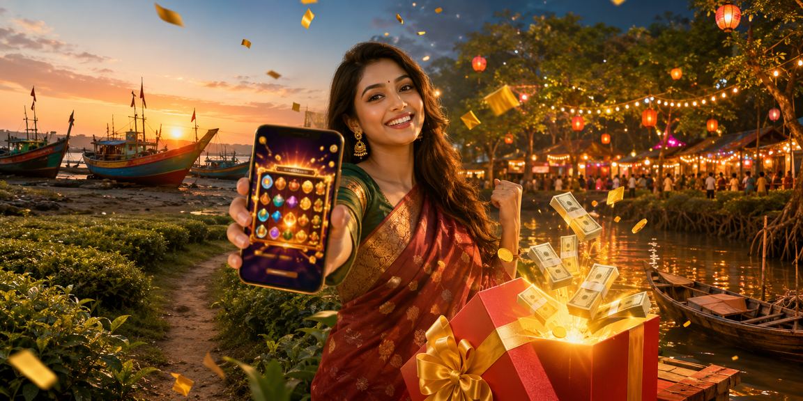 কক্সবাজারের চা বাগানে মোবাইলে w100 ক্যাসিনো গেম খেলছেন একজন ব্যবহারকারী