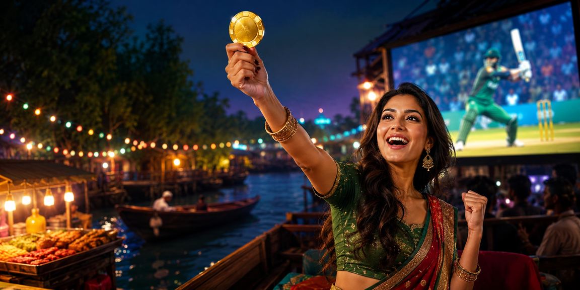 সুন্দরবন এলাকায় রাতের বাজারে ক্রিকেট বেটিং করছেন একজন বাংলাদেশি